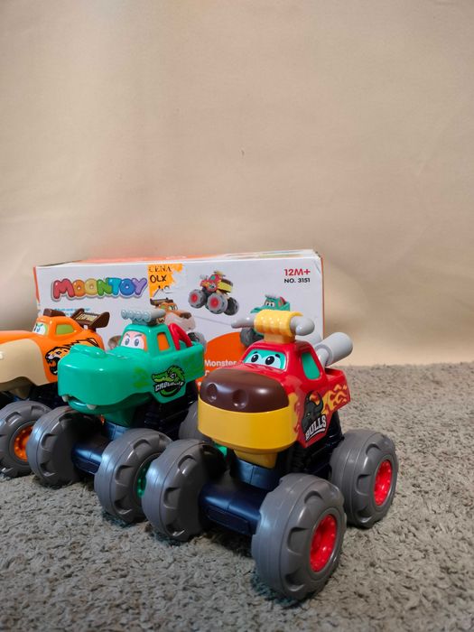 Autko Monster Trucks zestaw 3 pojazdy