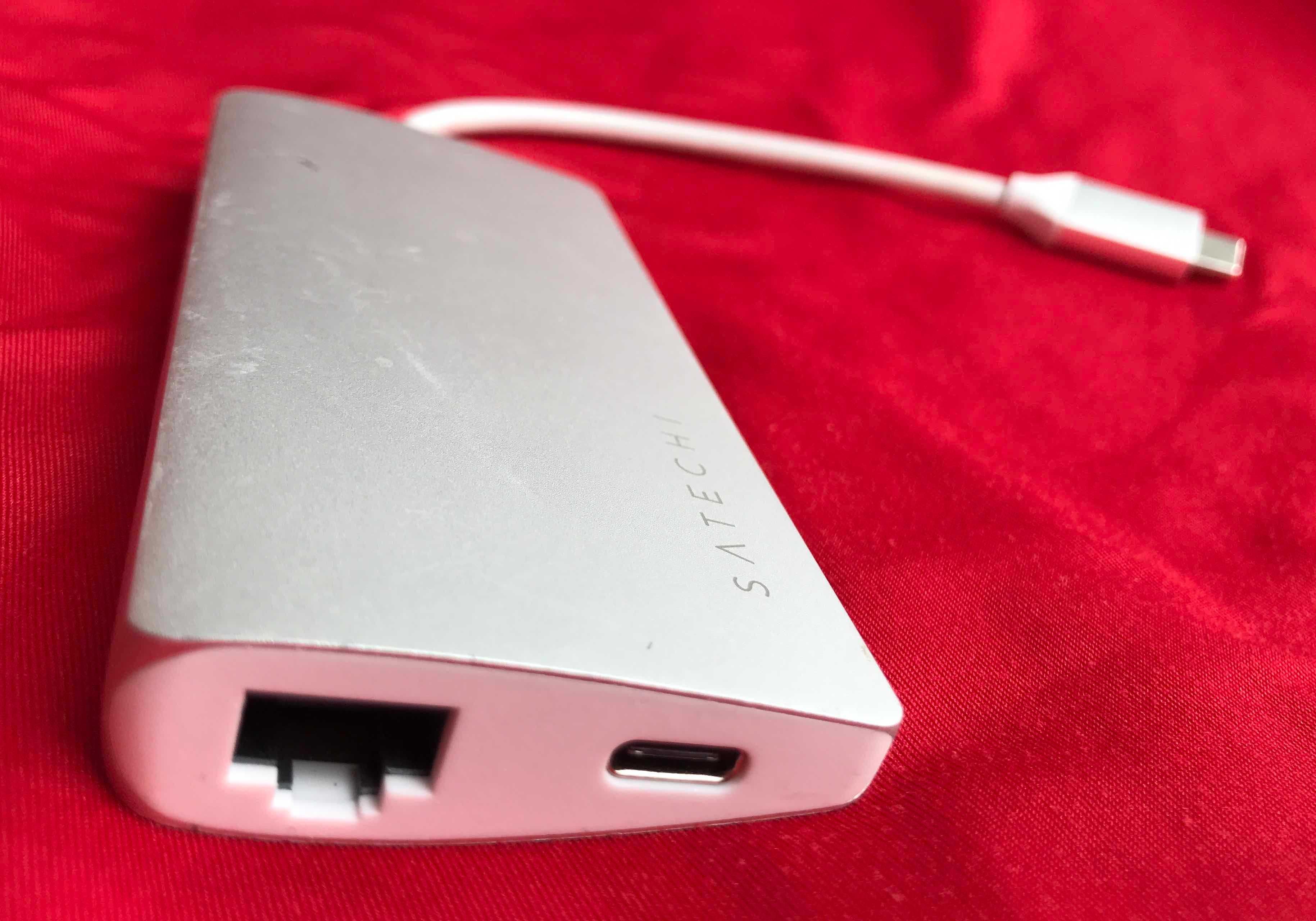Adapter USB-C Satechi Type-C Multi-Port 4K Ethernet V2 Slim