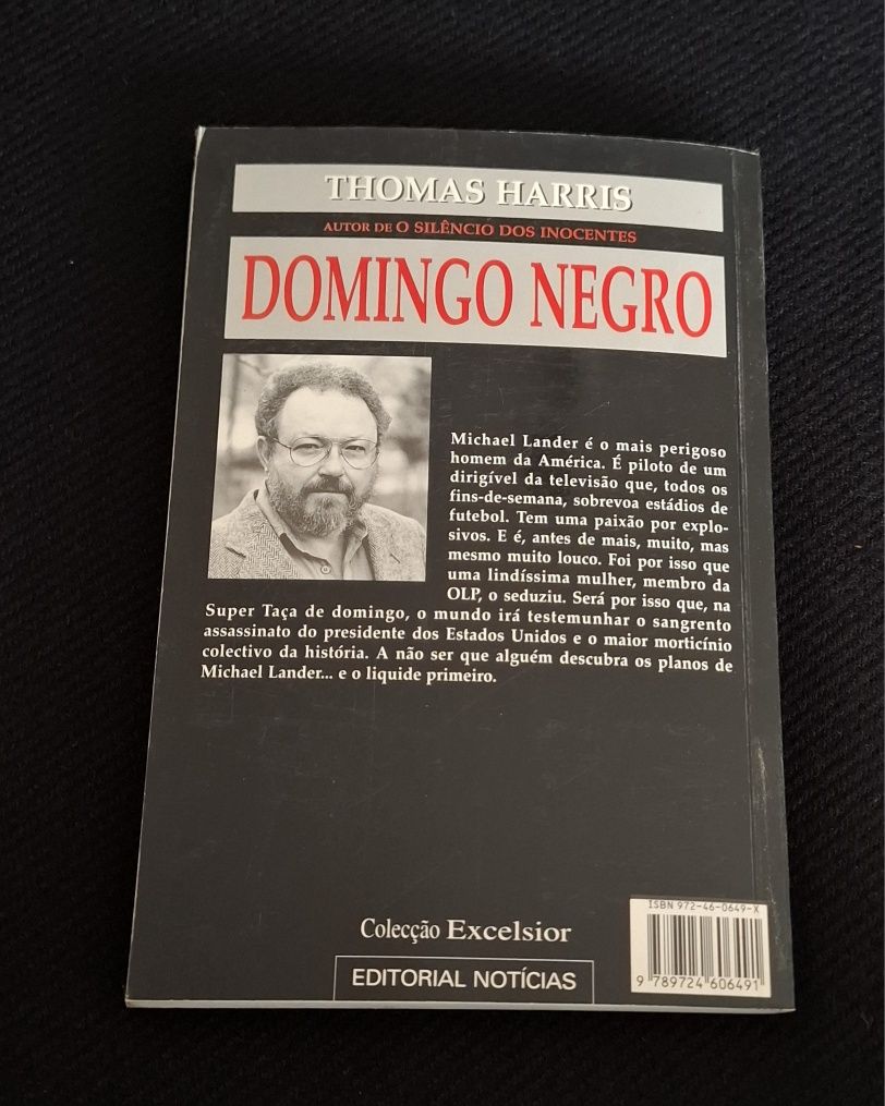 Livro Domingo Negro, de Thomas Harris