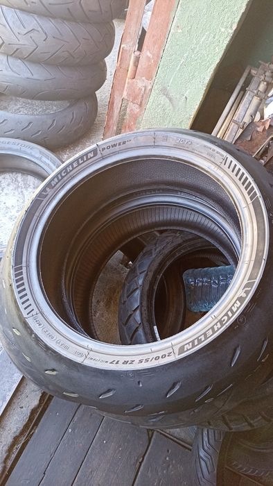 Michelin power gp 200 55 r17 мотошина резина гума скат колесо склад