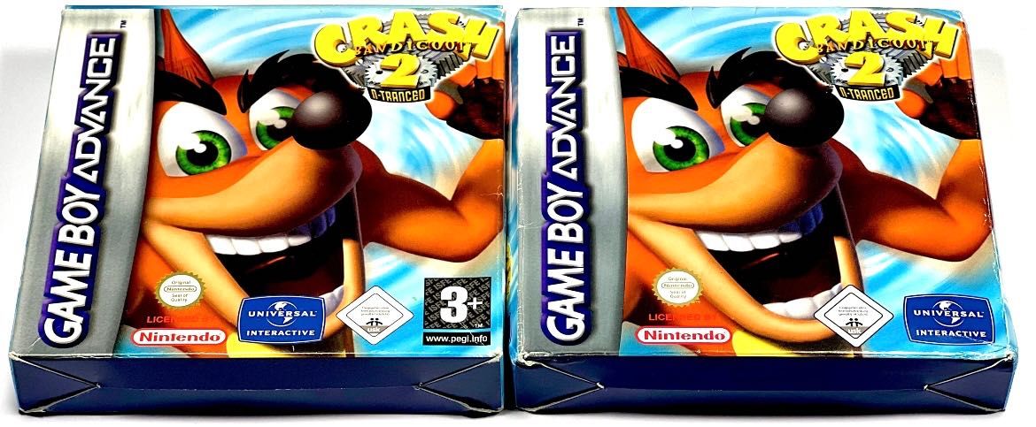 Crash Bandicoot N-tranced Nintendo Game Boy Advance