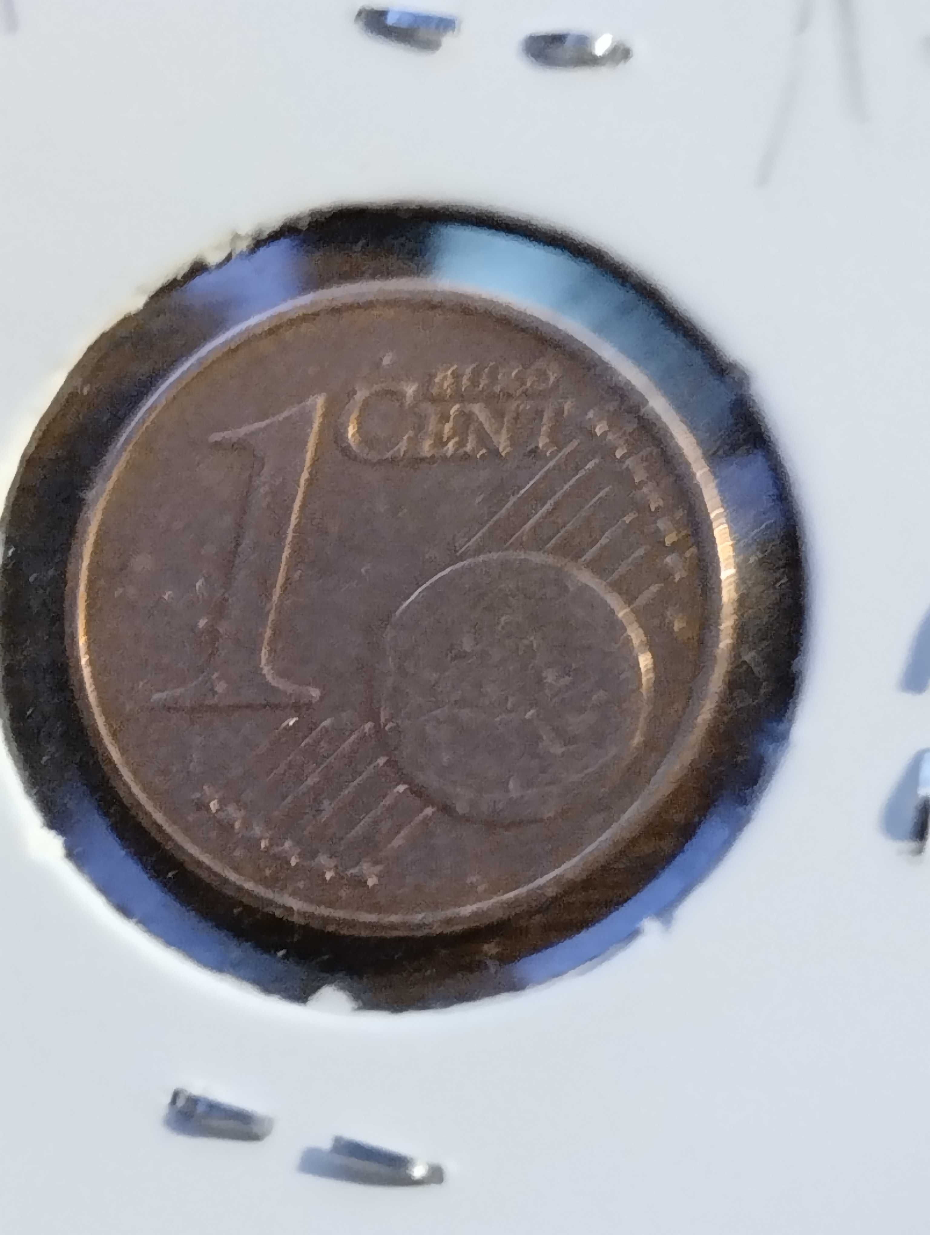 Moeda de 1 centimo de euro de 2002 letra J da Alemanha