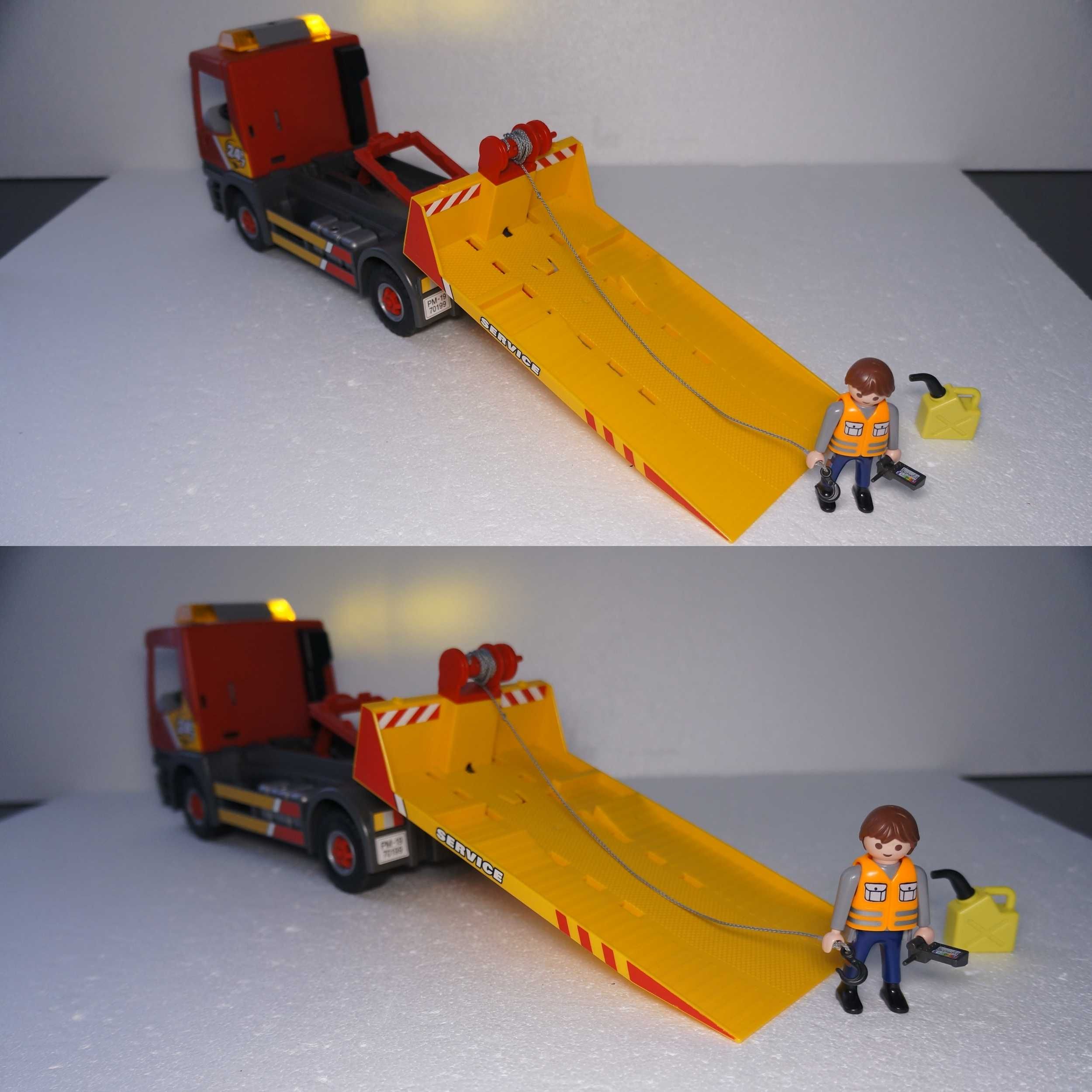 Playmobile 731 Laweta pomoc drogowa z wyciągarka światło LED Playmobil