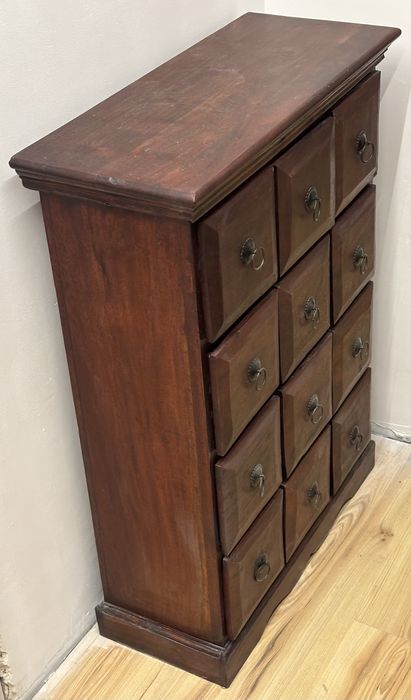 Szafka w stylu kolonialnym, industrialnym. Prawdziwe drewno, doskonała