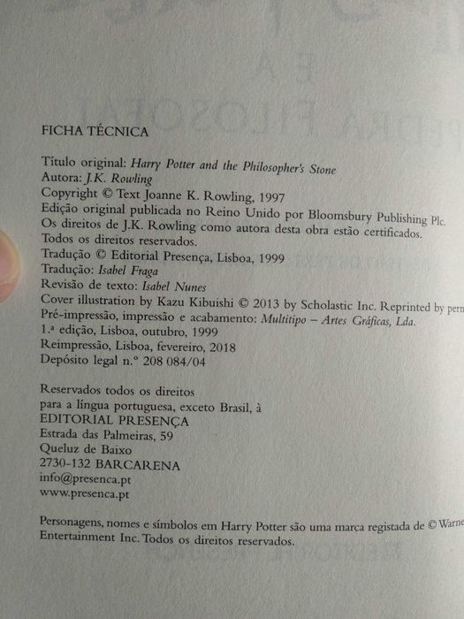 Harry Potter e a pedra filosofal - J. K. Rowling - novo