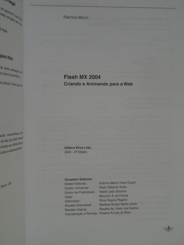 FLASH MX 2004 - Criando e Animando para a Web de Fabrício Manzi