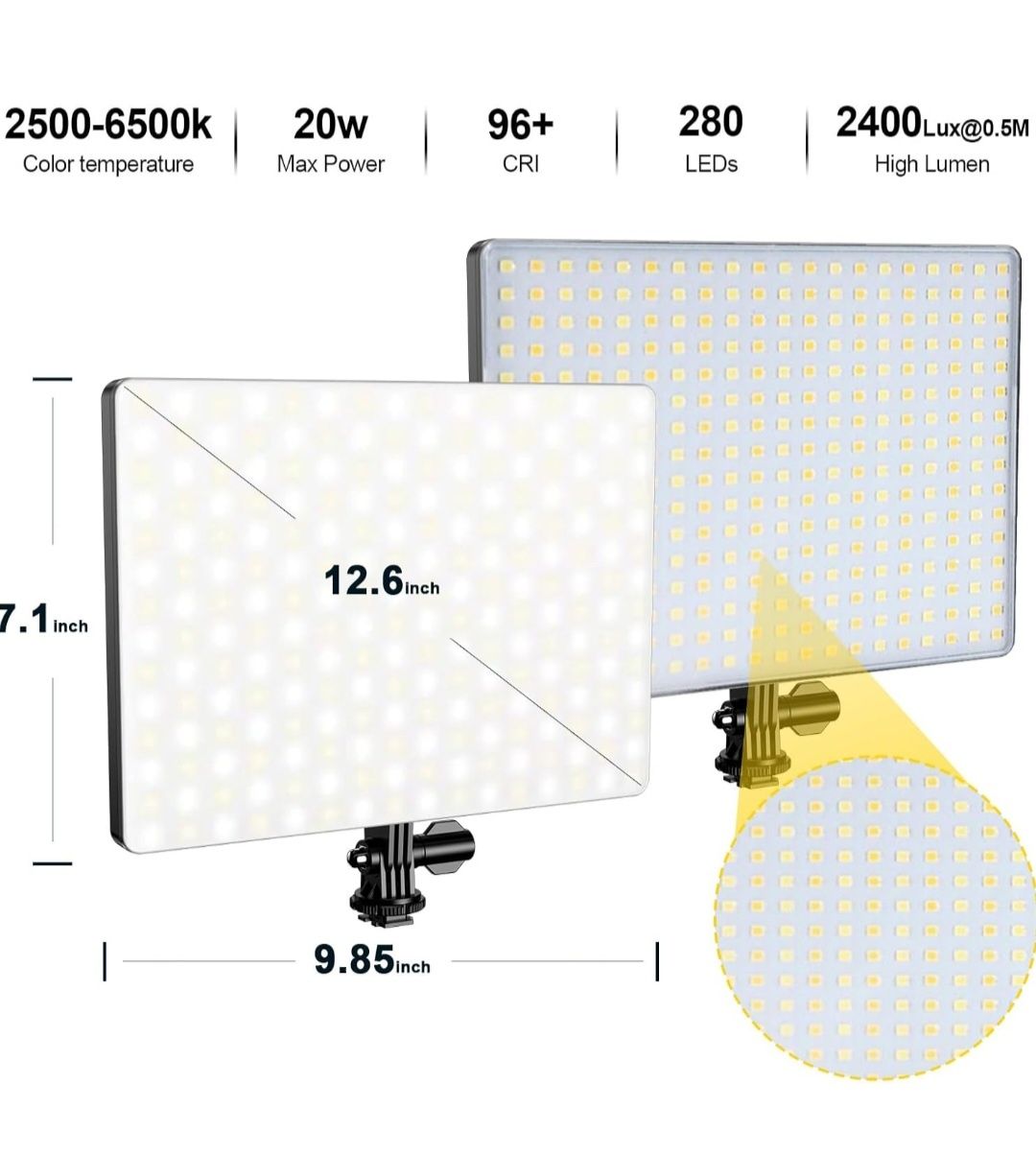 Dazzne D30 LED oświetlenie fotograficzne