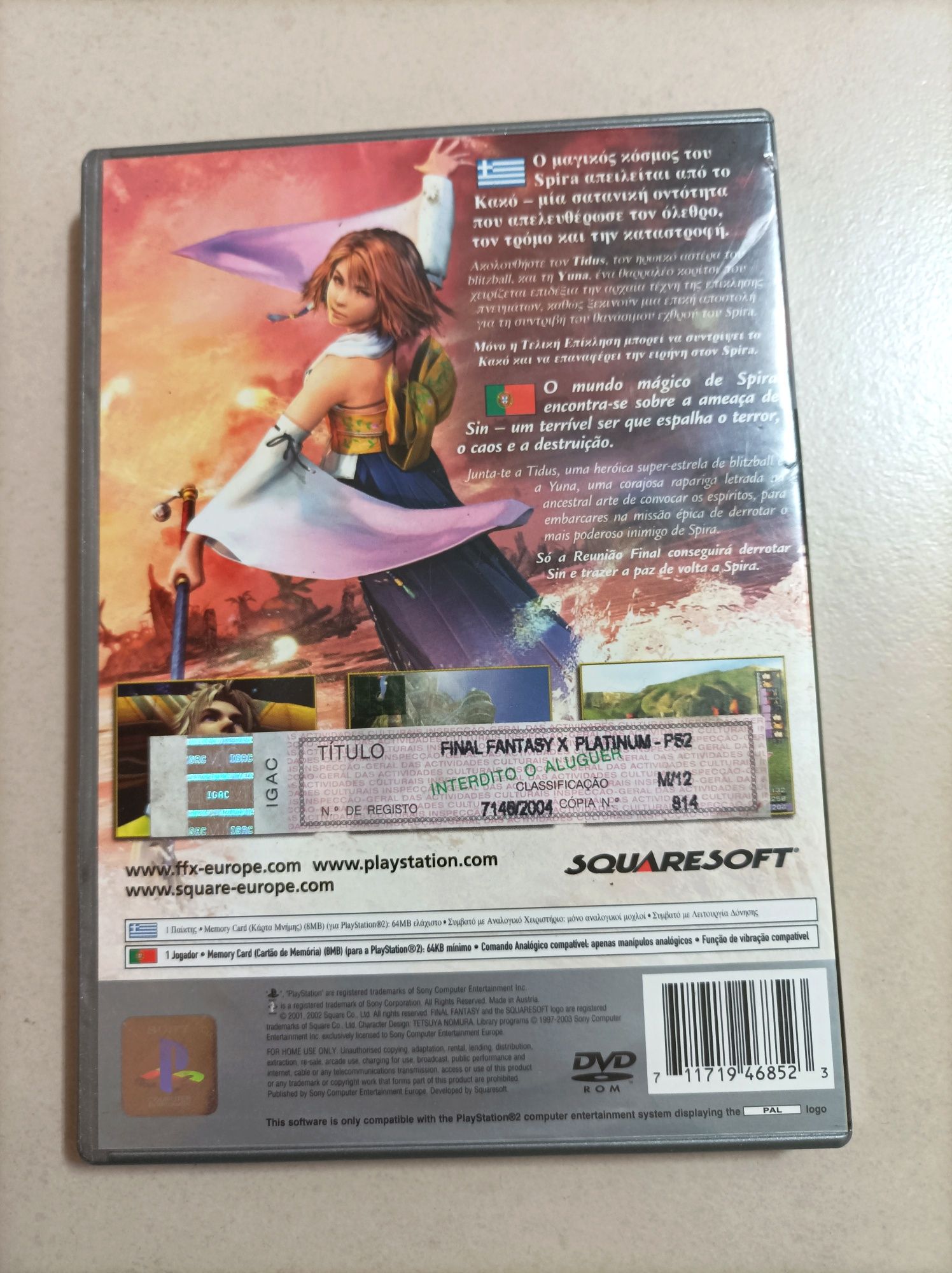 Final Fantasy X - PlayStation 2 - PS2