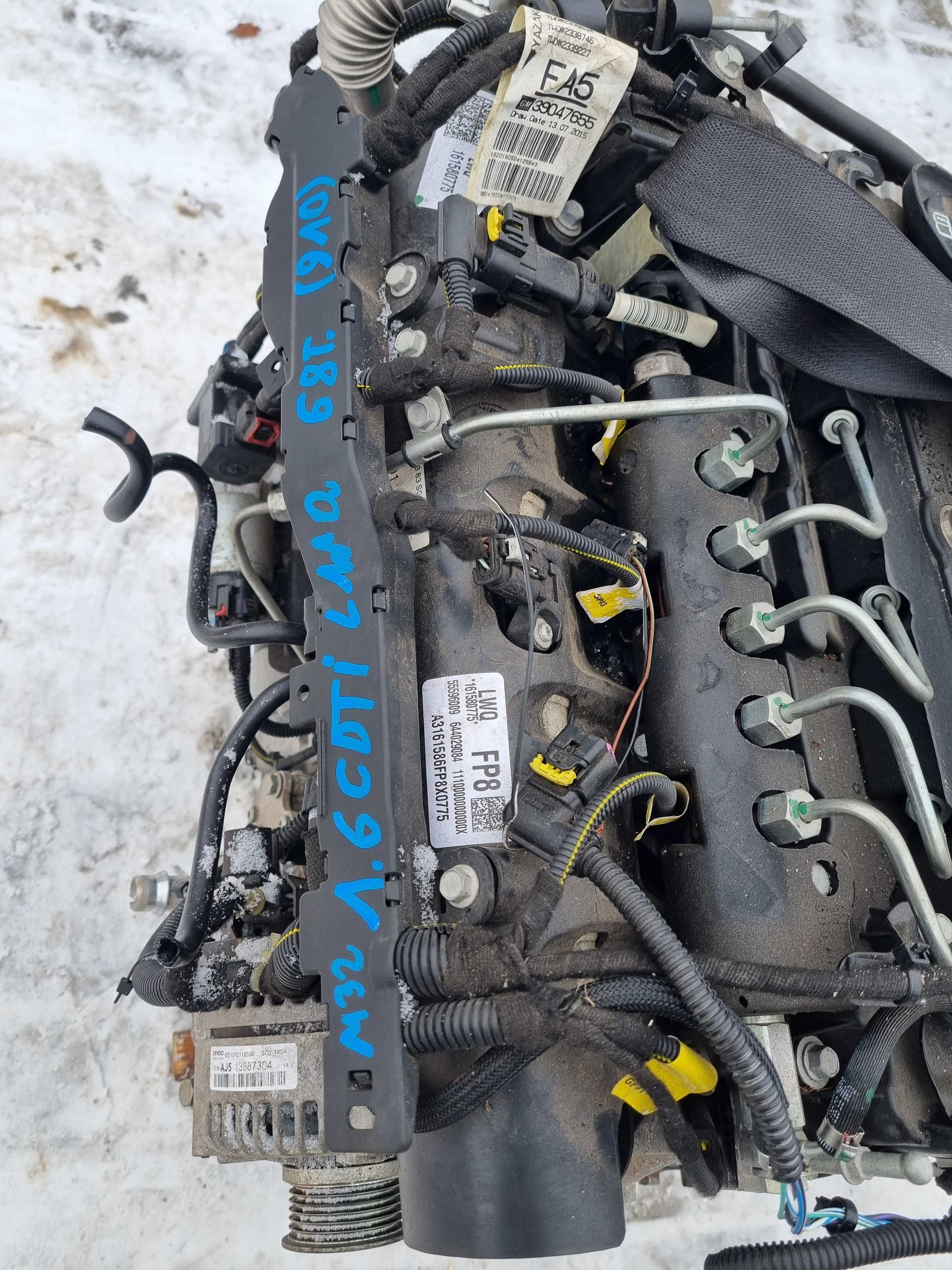 Silnik 1.6CDTI LWQ 68000KM Przebiegu