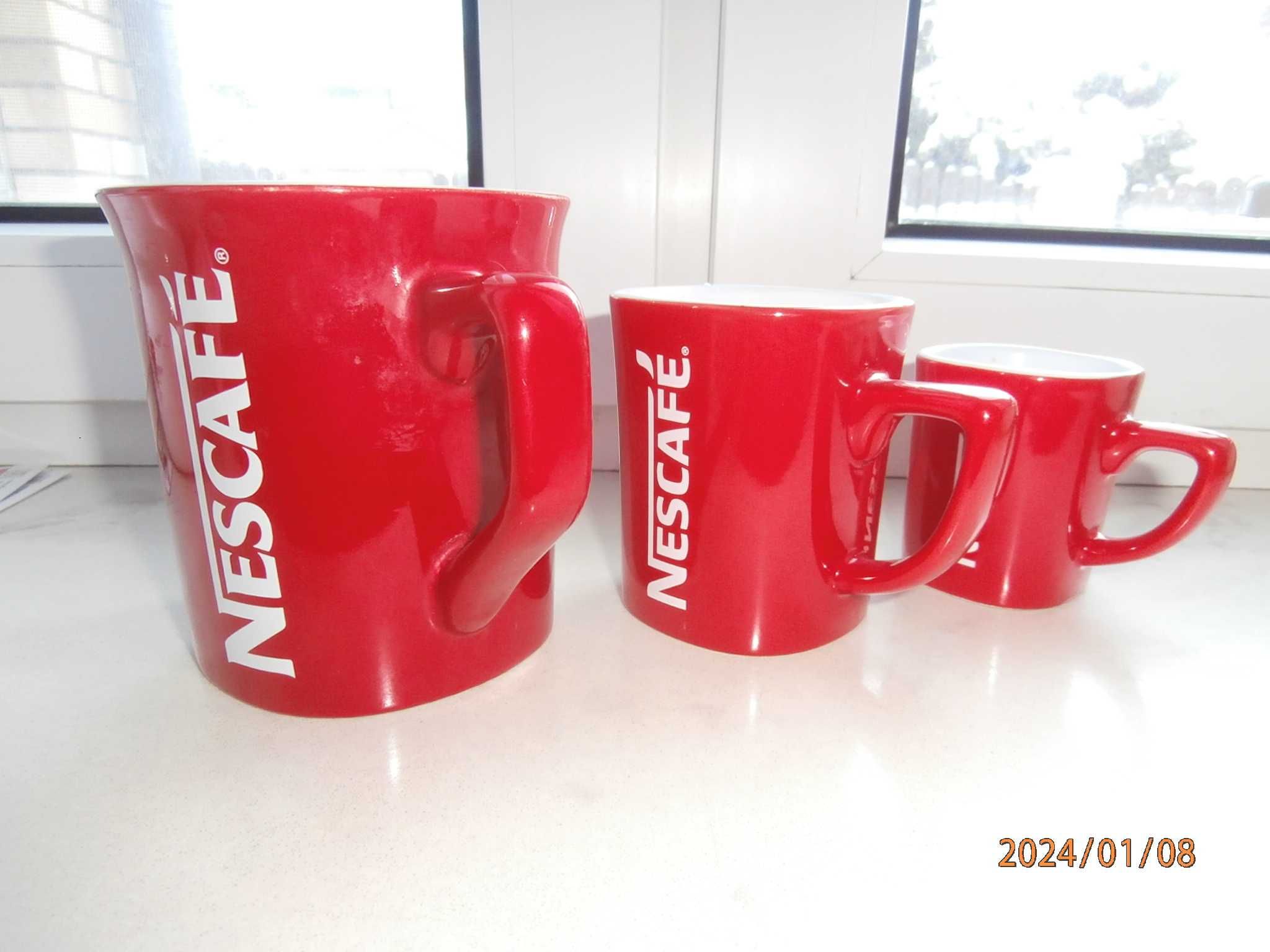 Kubki Kolekcjonerskie NESCAFE 500, 250 i 100 ml / trzy sztuki komplet