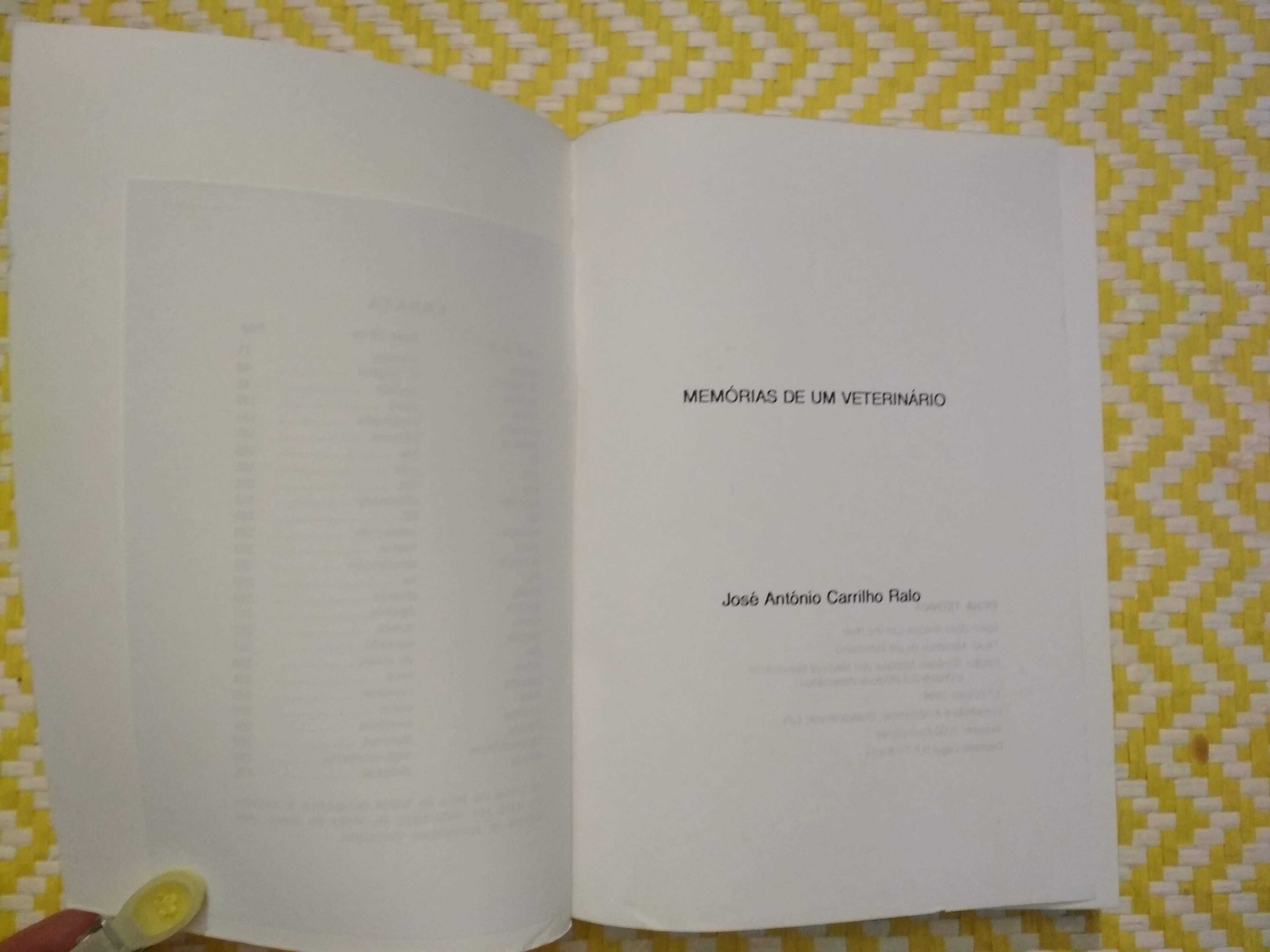 Memórias de um Veterinário
Autor: Jose Antonio Carrilho Ralo