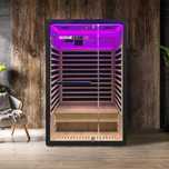 Sauna infrared infrarot Kabina na podczerwień nowoczesna LED szklana