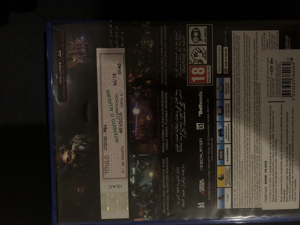 DOOM PS4  (Novo)