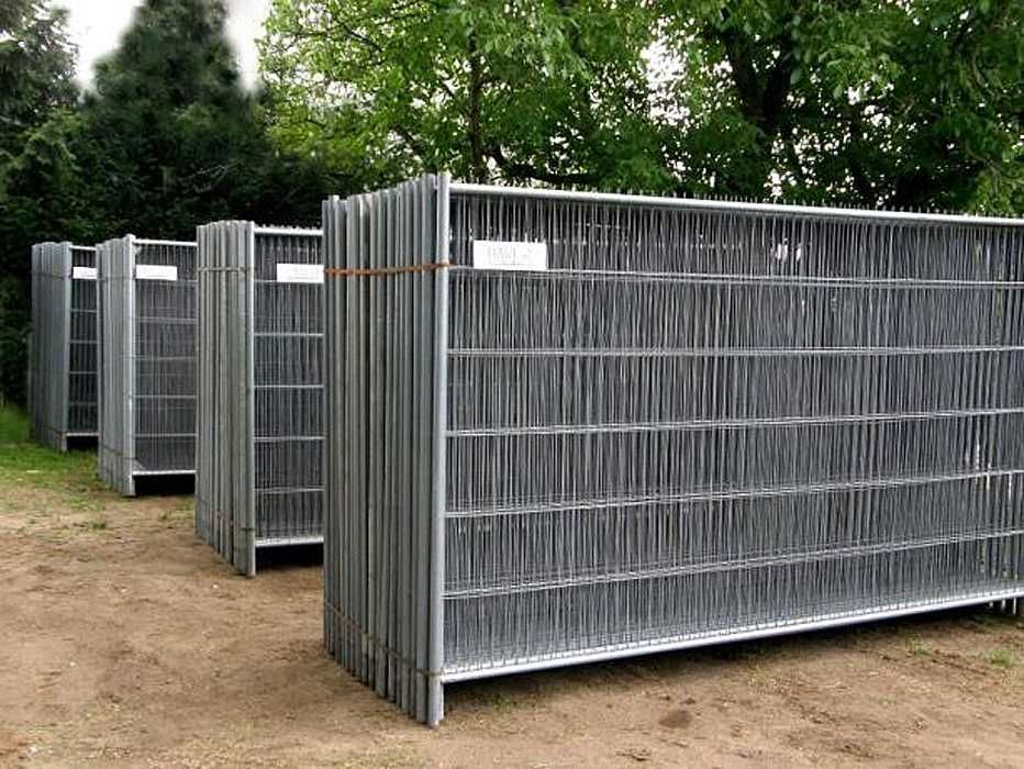 Ogrodzenia tymczasowe ażurowe przęsło panel stalowy ocynkowany 1 METR