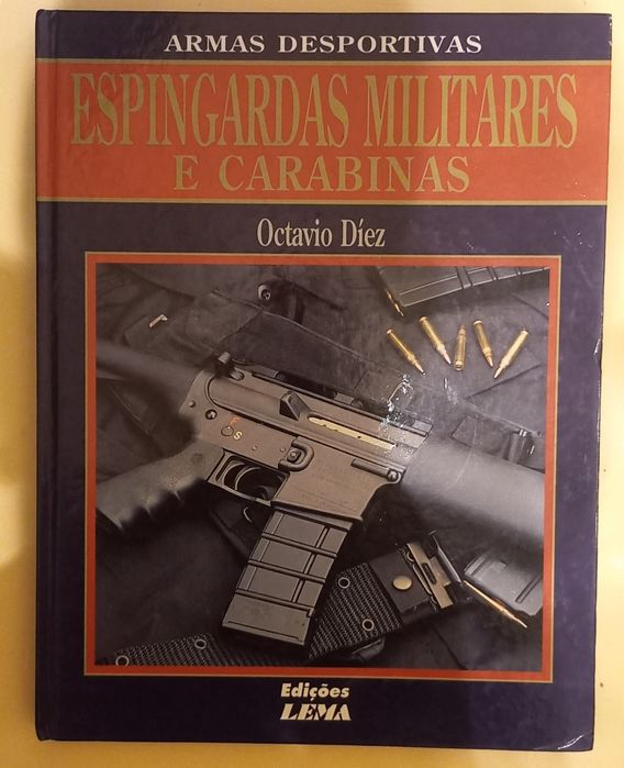 Livros sobre espingardas  militares.