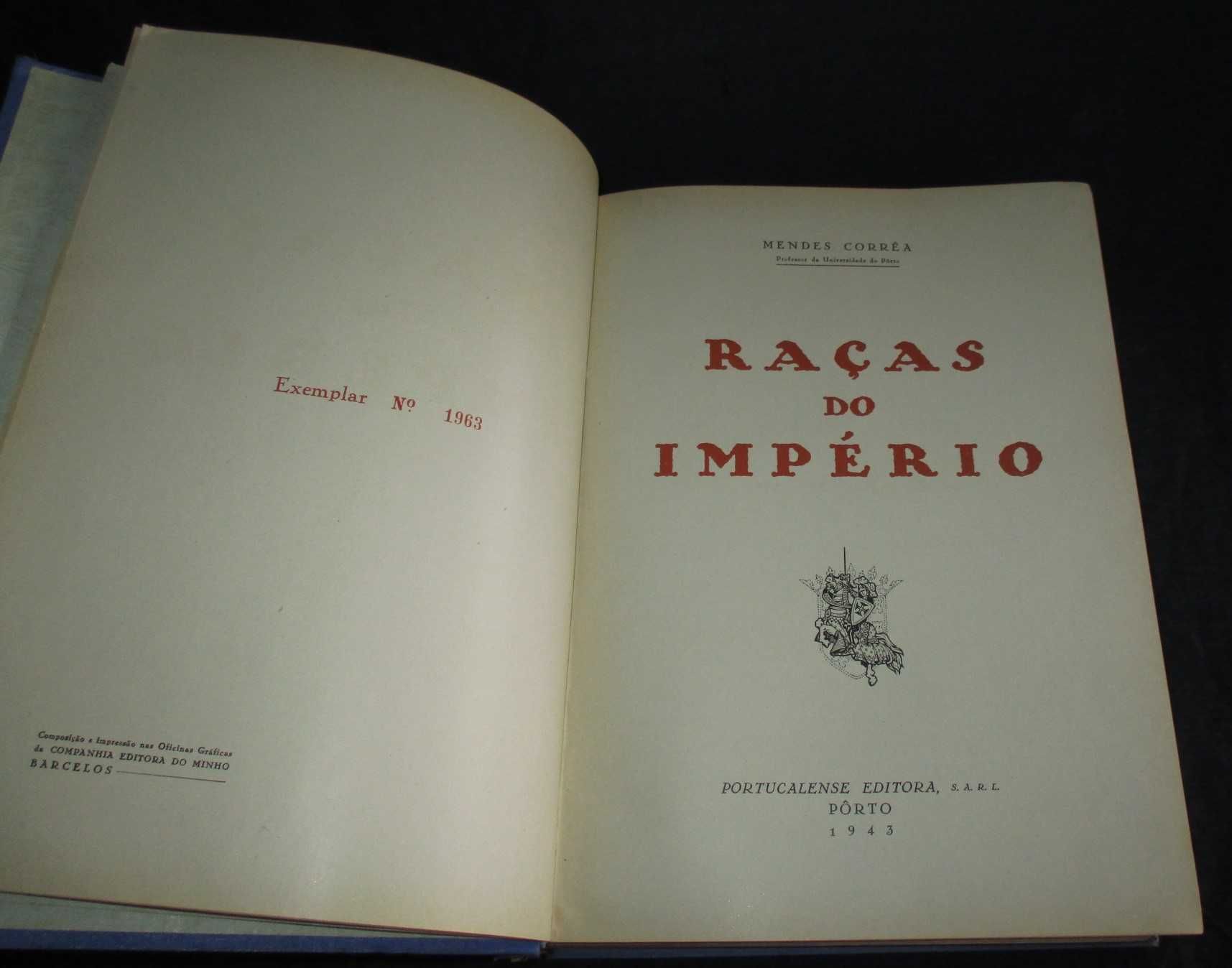 Livro Raças do Império Mendes Corrêa 1943