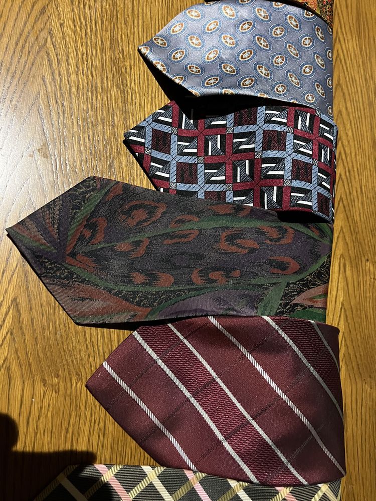 Krawaty vintage 7 sztuk