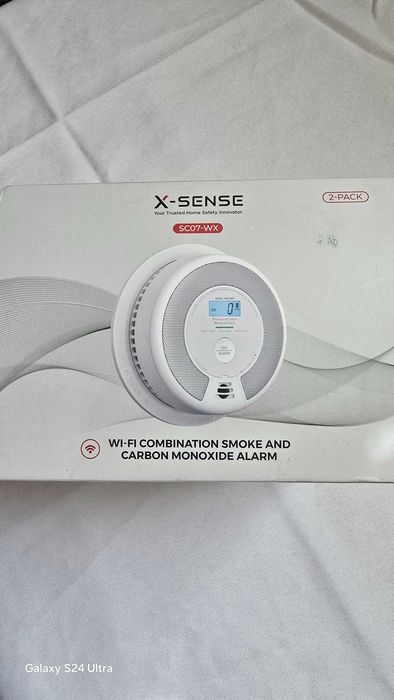 Комбінований інтелектуальний детектор диму та чадного газу X-Sense 2шт