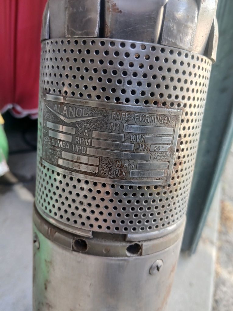Bomba de agua alanol