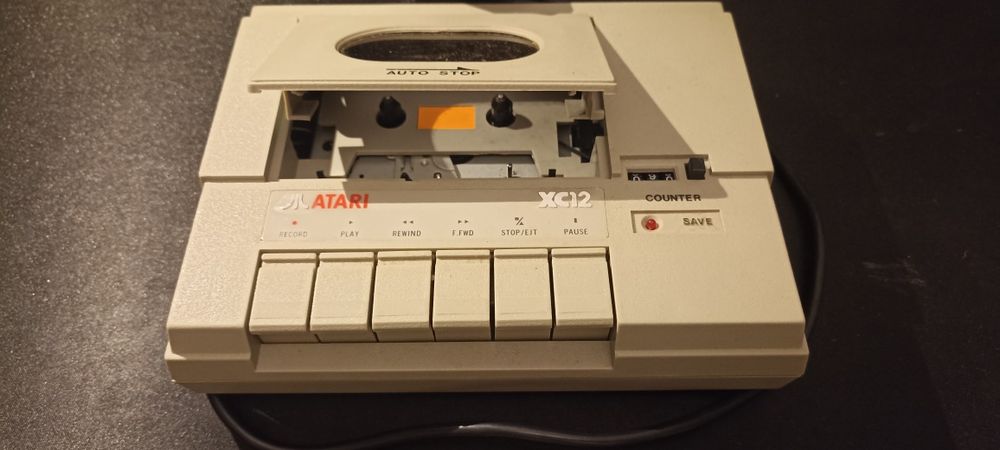 Atari XC12 – magnetofon do komputerów 8-bitowych + oryginalne pudełko