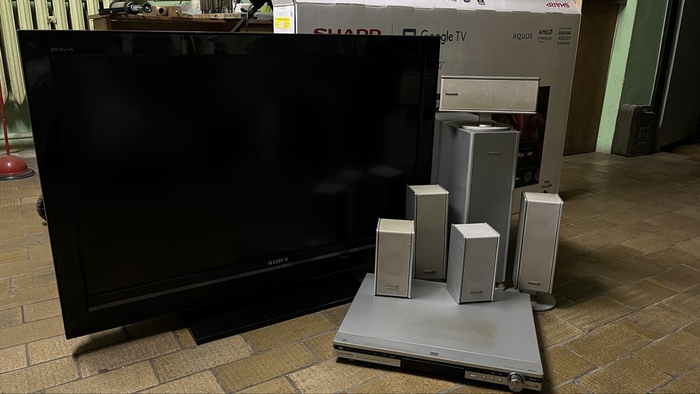 Telewizor 40 cale + kino domowe