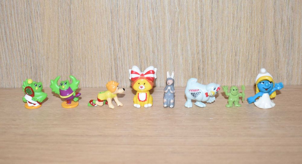 8 Figuras policromáticas - (Lote 8)
