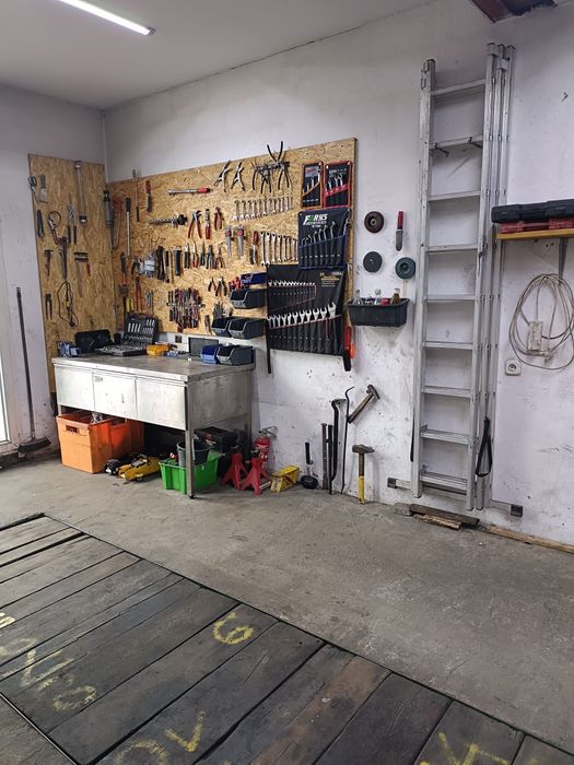 Warsztat, Garaż na godziny, kanał, samoobsługowy od 25zł/h  150/dzi