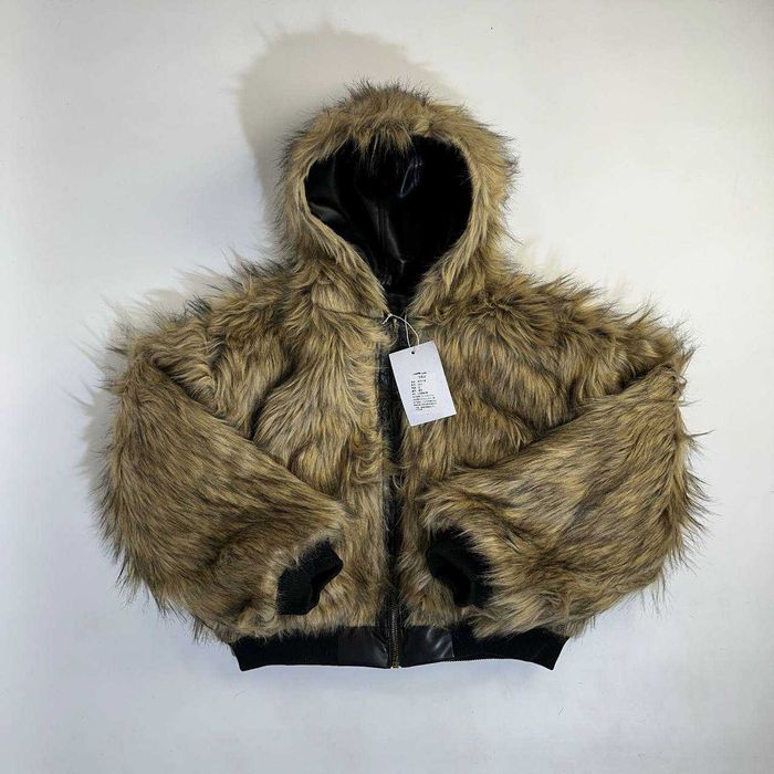 бомбер куртка мех зима кожа opium balenciaga rick owens swag y2k