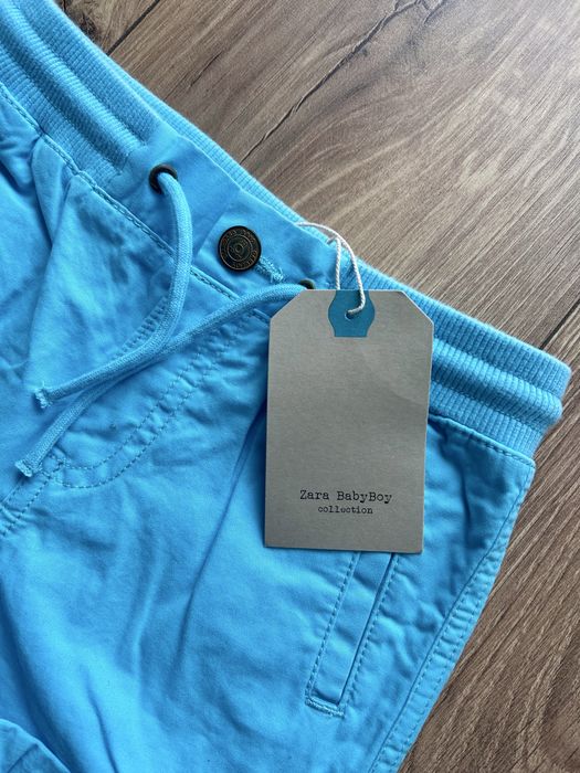 Zara spodenki na lato błekitne dla chłopca