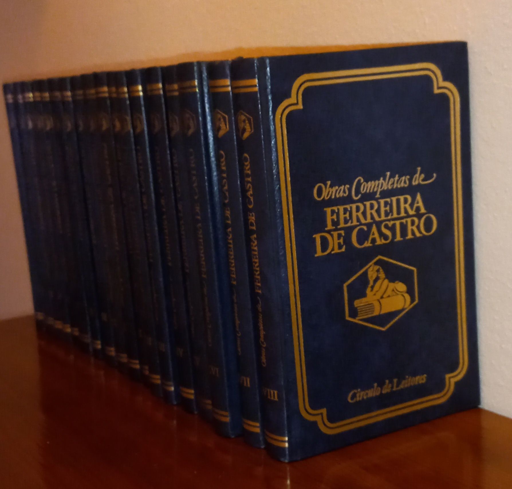 Coleção de 18 livros "Obras completas de Ferreira de Castro"