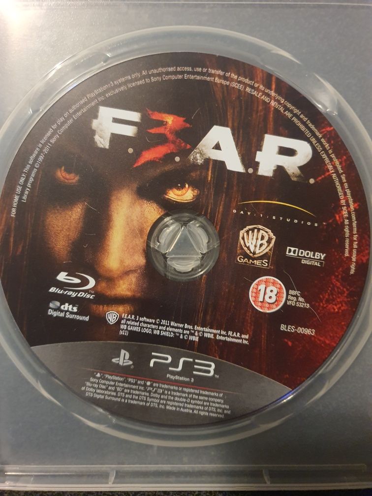 Sprzedam FEAR Ps3 PlayStation 3