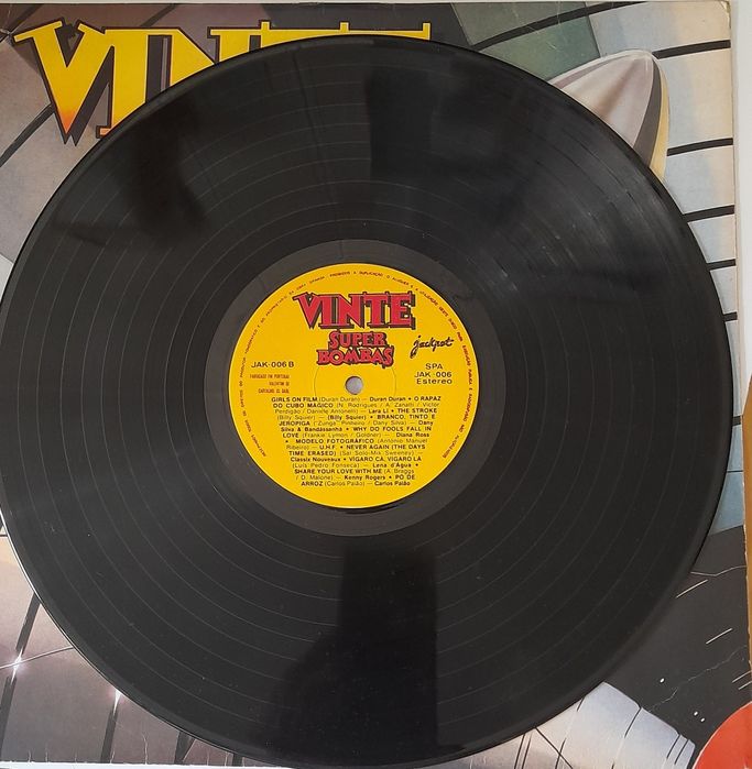 Lp Varius Vinte Super Bombas - 1982