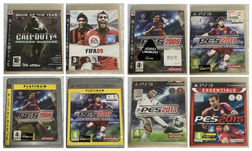 14 Jogos Playstation 2 e Playstation 3 (Venda em Lote) Coleção