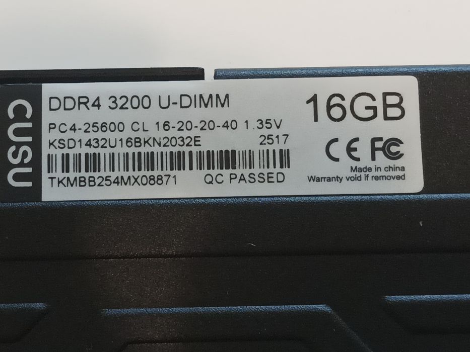 Оперативна пам'ять DDR4 16gb