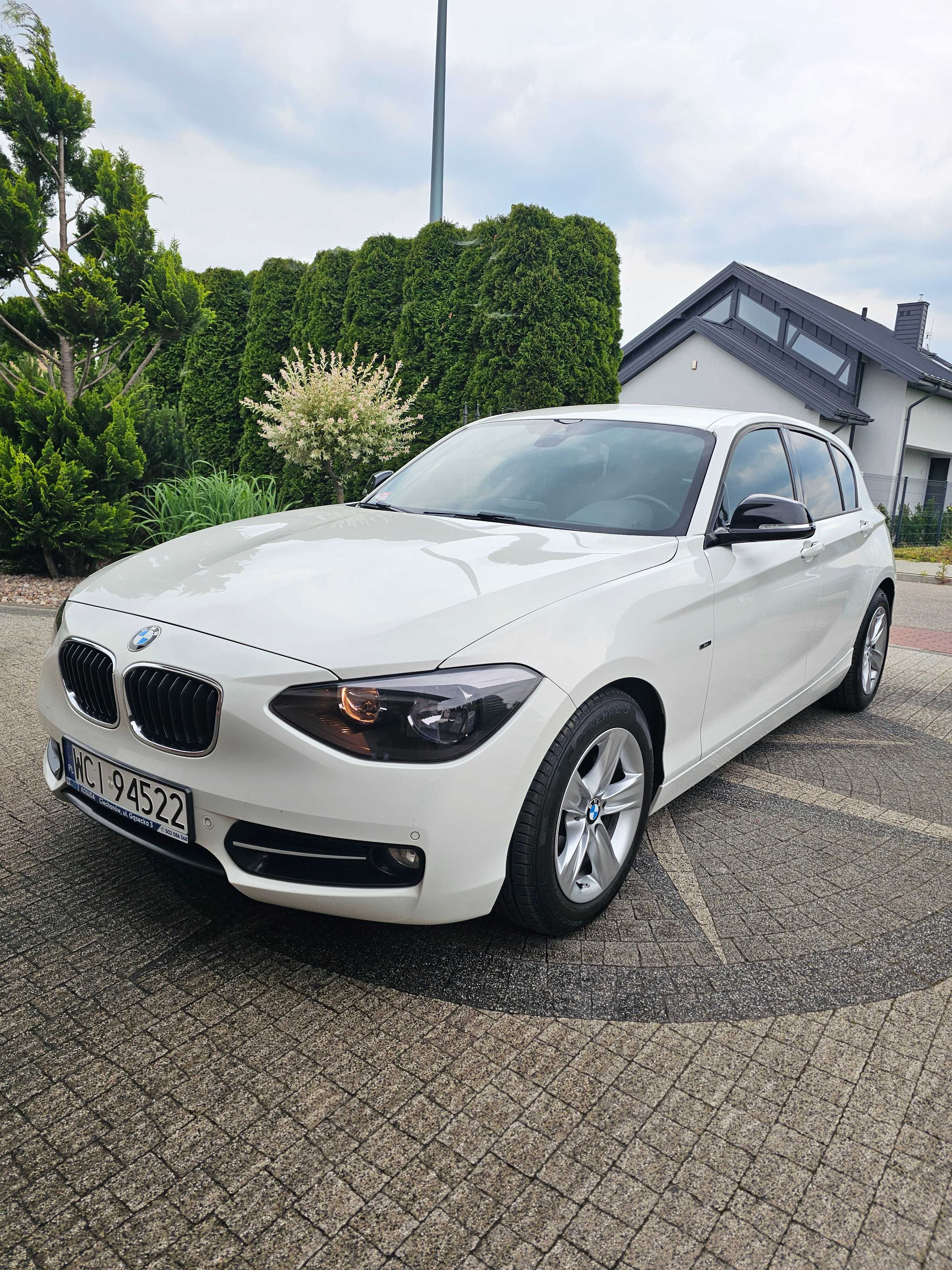 BMW seria 1 F20  2.0D 2012 rok, Sportline BEZWYPADKOWA