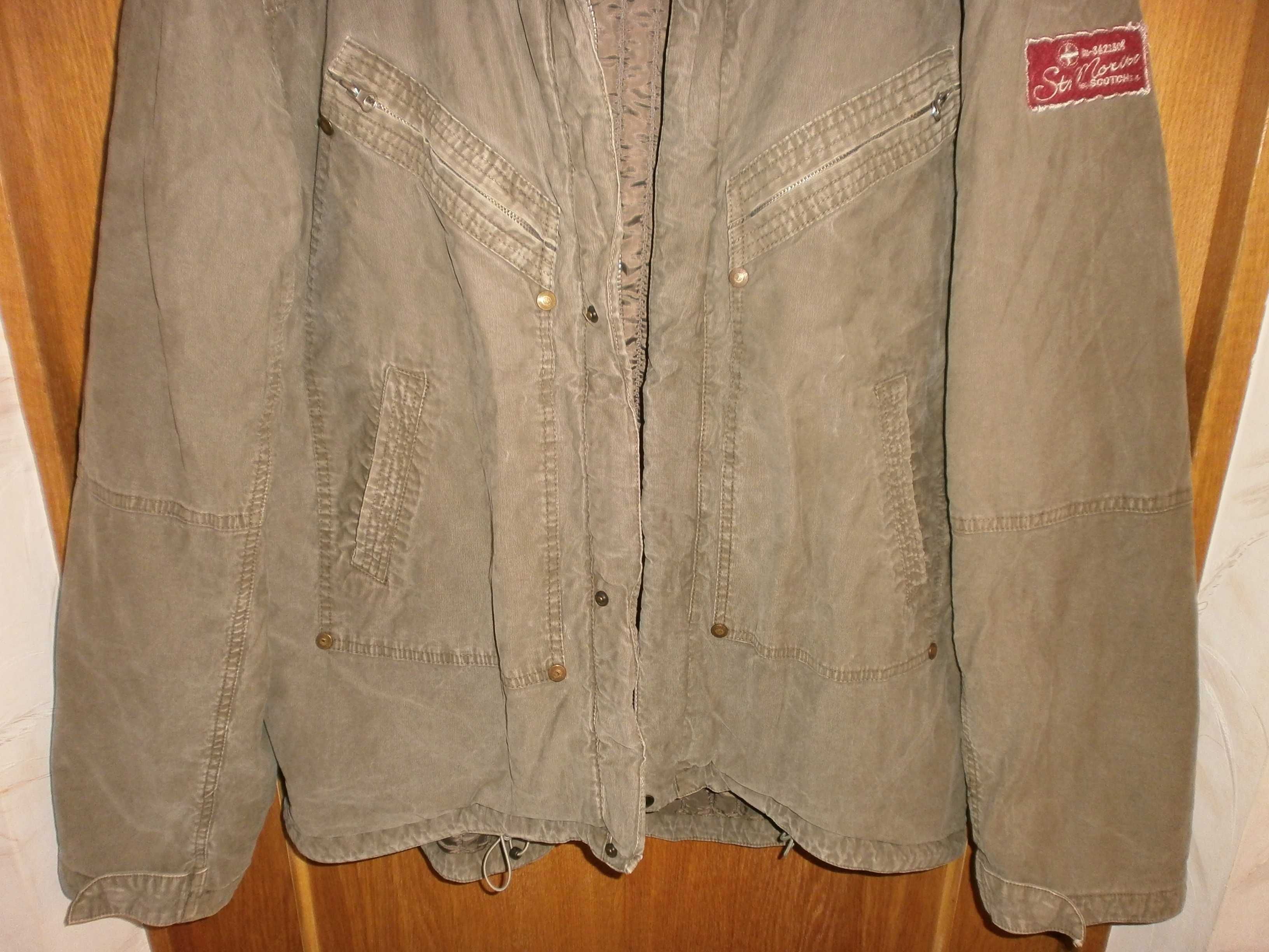 Куртка Scotch&Soda, хаки, разм. XXL, наш 56. ПОГ-66 см. Демисезонная