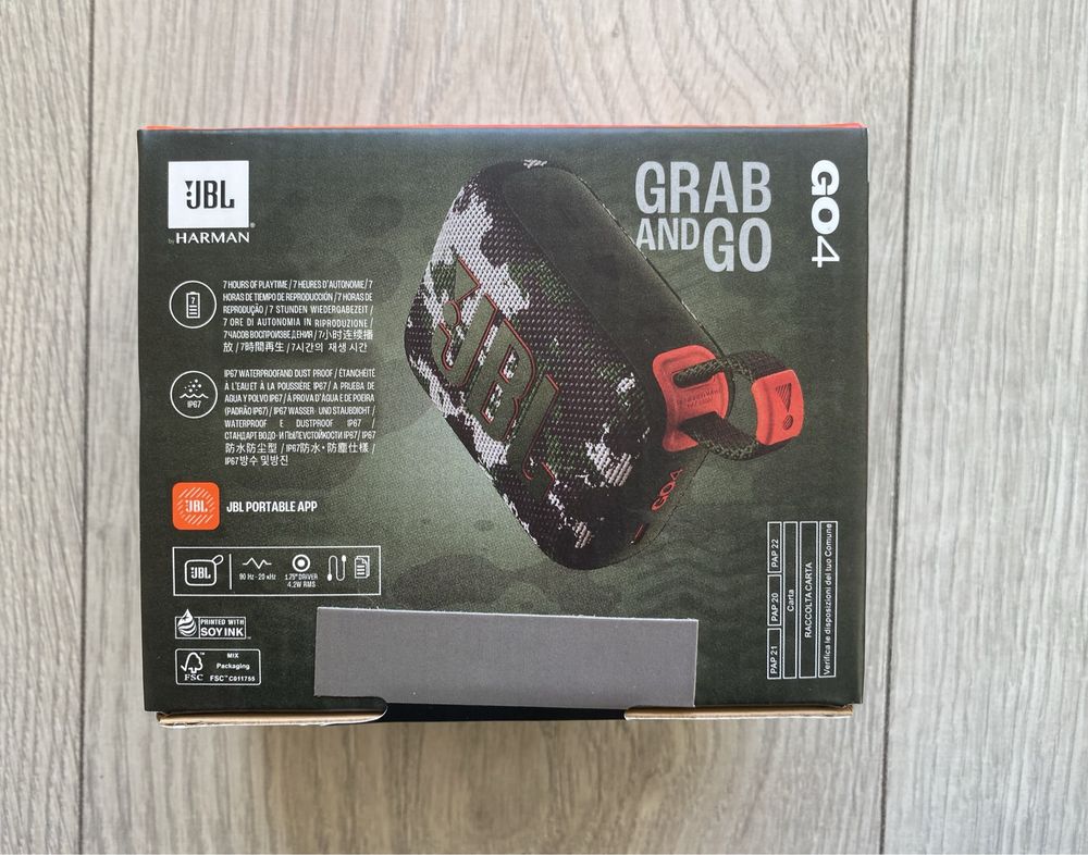 Oryginalny Głośnik Przenośny Bluetooth JBL Go4  Moro Okazja
