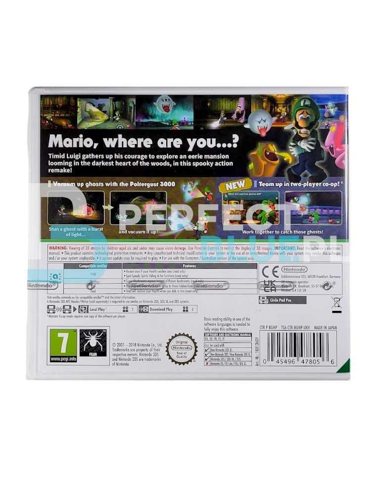 Luigis Mansion / Nintendo 3DS / Sklep z Grami / Skup Gier / Mokotów