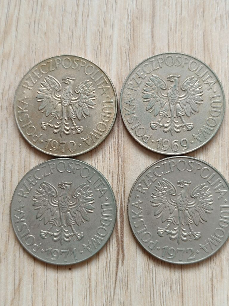 10 zł 1969, 1970, 1971, 1972 - zestaw