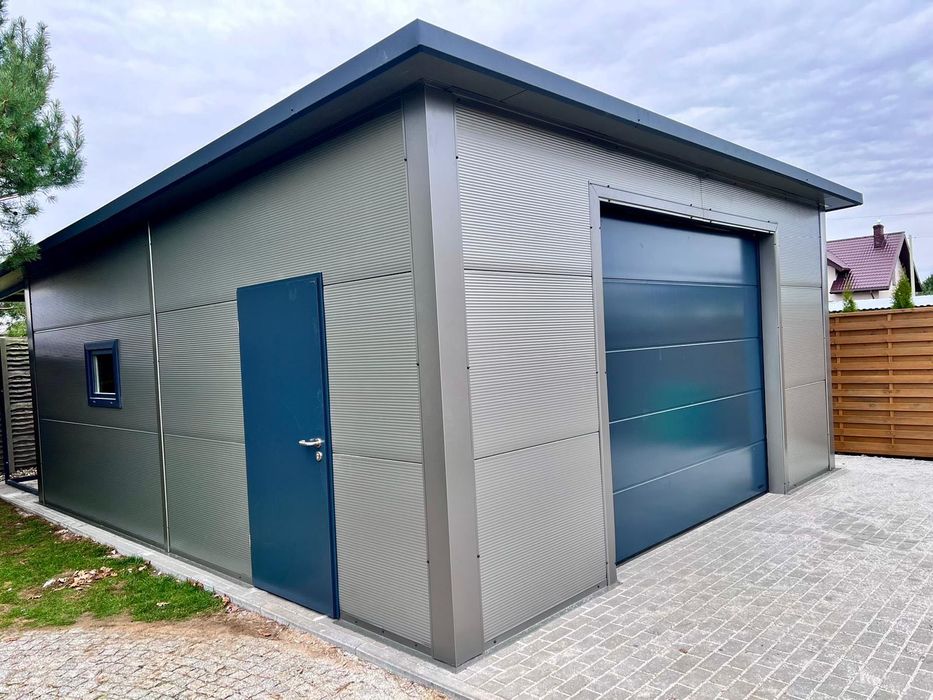 Garaż z płyty warstwowej wielkopolskie garaż warsztat magazyn