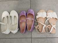 Balerinki i sandalki Reserved i H&M sztuka