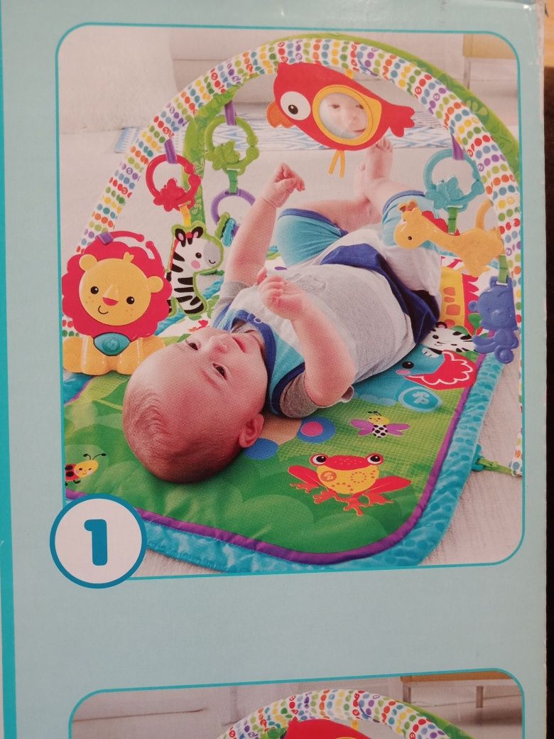 Детский музыкальный развивающий коврик Фишер прайс / Fisher price