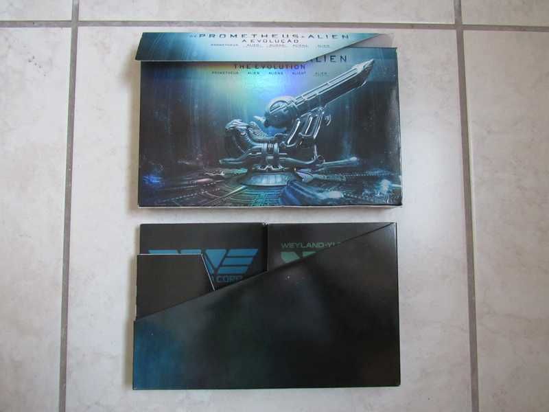 de Prometheus a Alien - A Evolução (9 Blu-Ray) com selo IGAC + 3 DVD