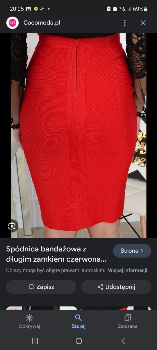 Bandażowa spódnica M