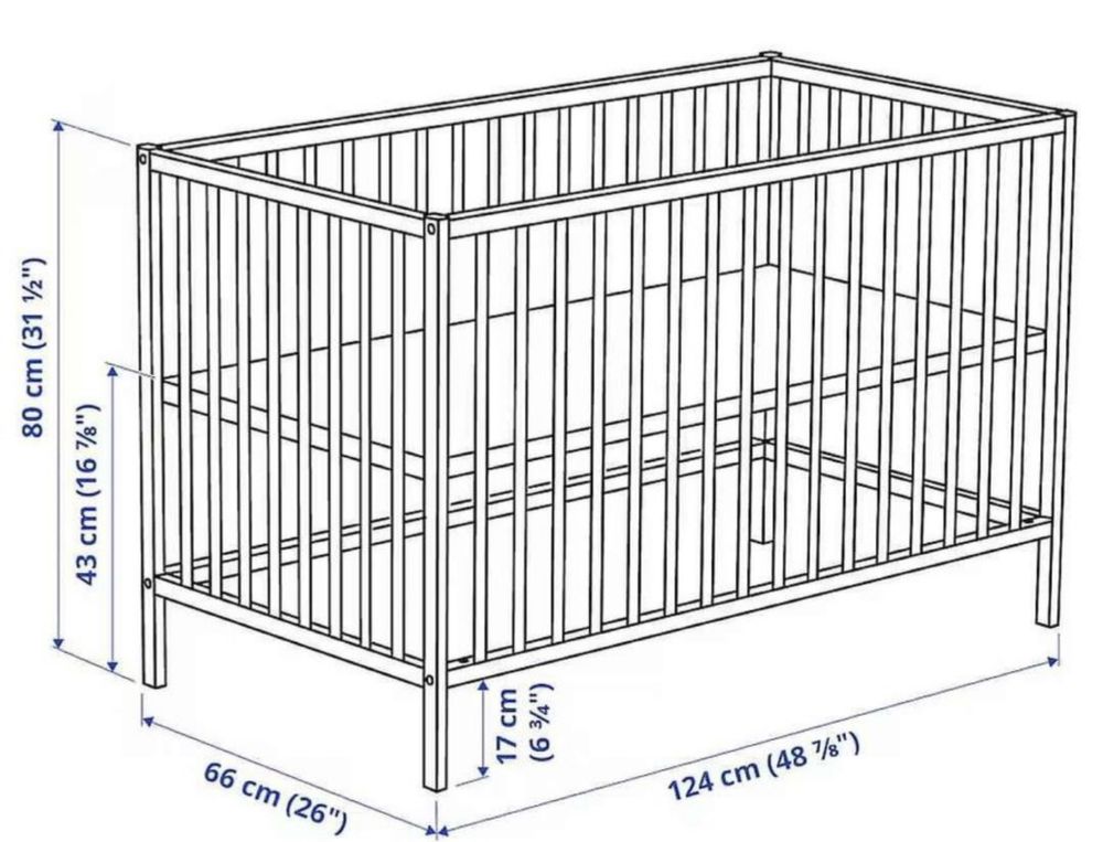 Berço Ikeia 60x120