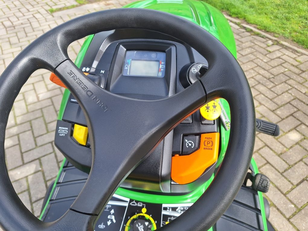 John Deere  X350R SALON POLSKA traktorek  kosiarka  Husqvarna