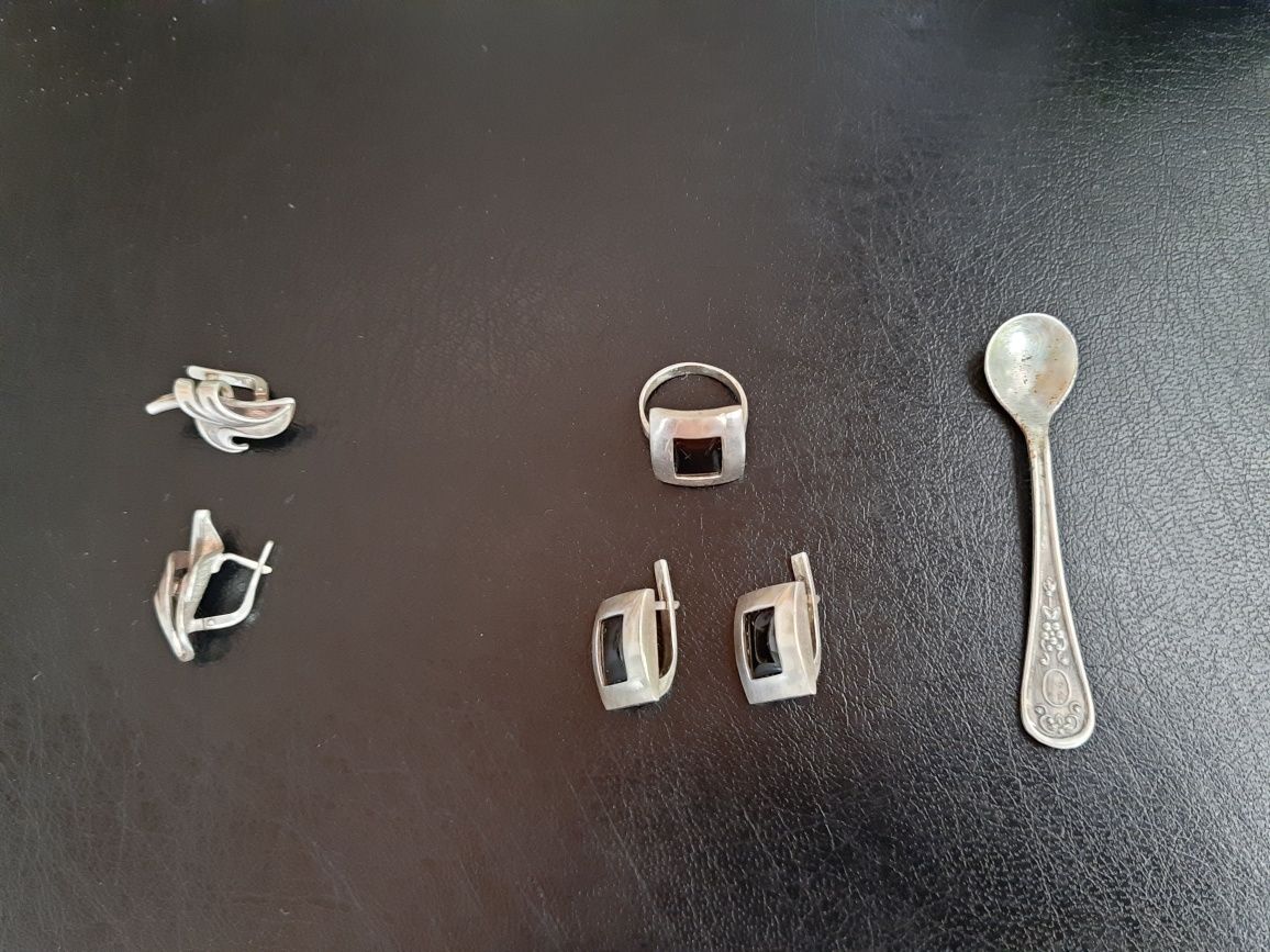 Ювилирные изделия из серебра 925 пробыподвески, цепочки, серьги и коль
