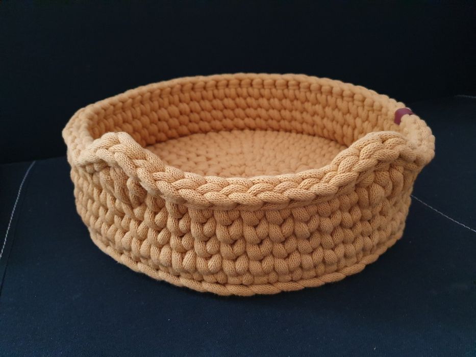 Nowe Legowisko dla kota/pieska kolor: żółty musztardowy