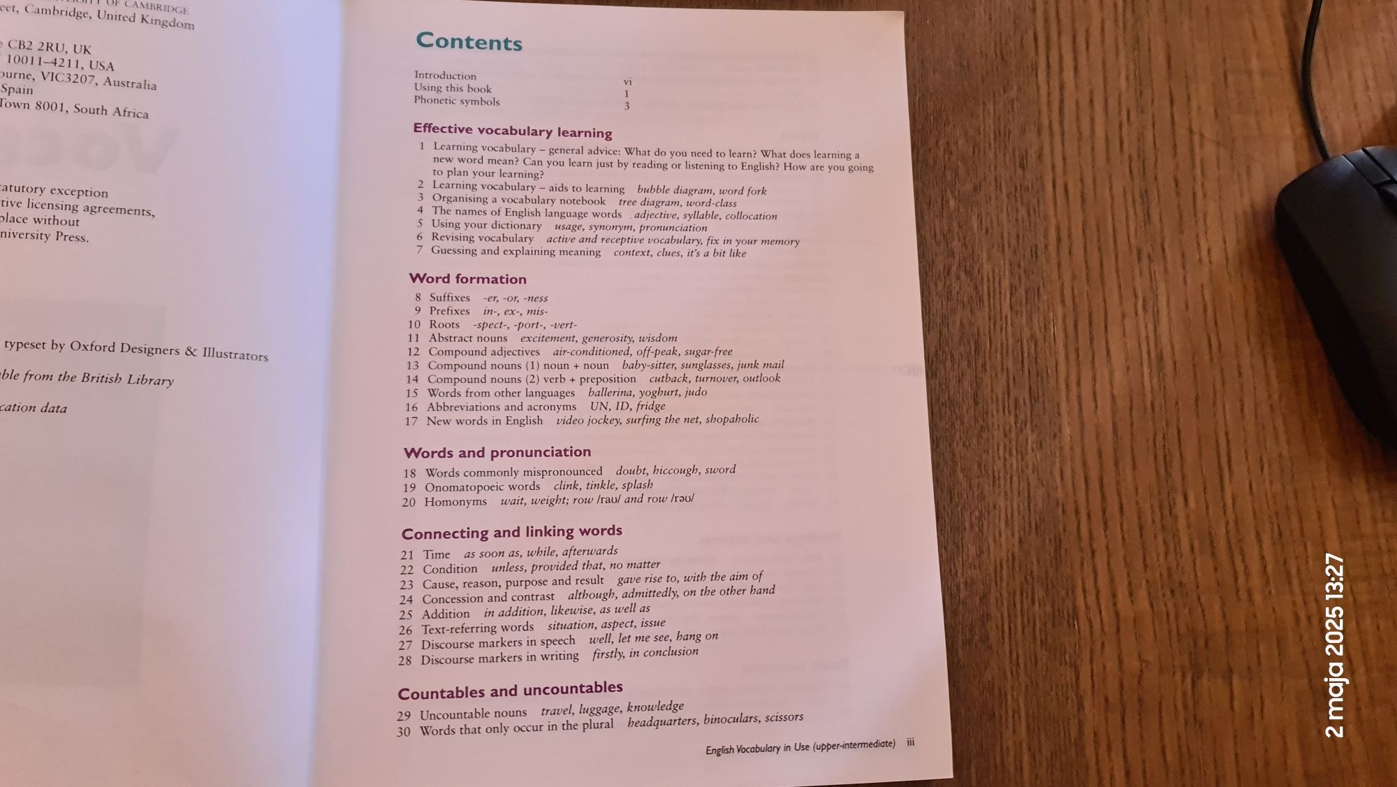 English Vocabulary in Use Upper-intermediate McCarthy O'Dell