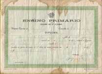 Diploma Ensino Primario 1958